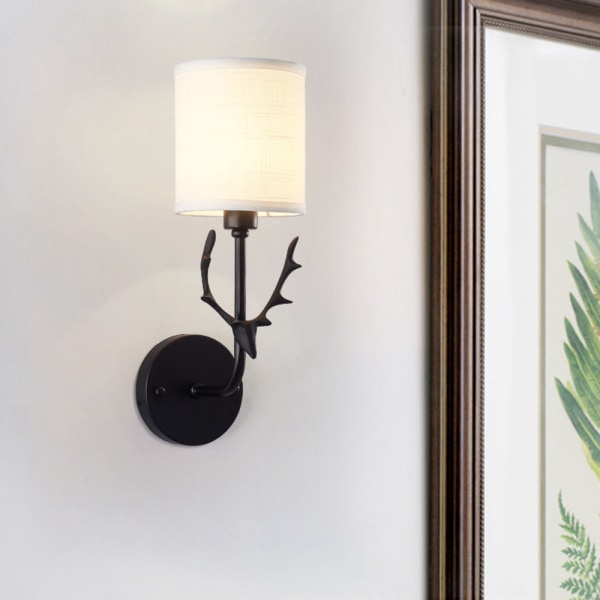 Vägglampor för inomhusbruk, Creative Modern Simple Style, 3017 Gold&White