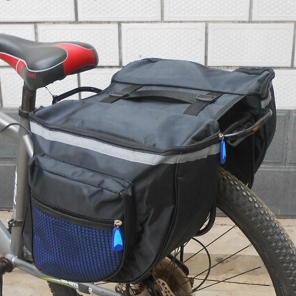 Vattentät dubbelväska Bag Cykel Cykel Cykling Bak