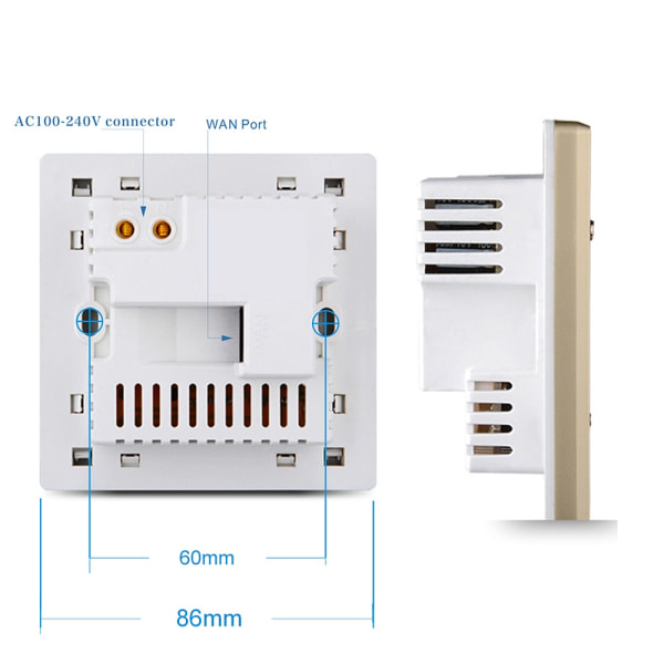 300M New In Wall AP Access Point Trådlös WiFi-router USB