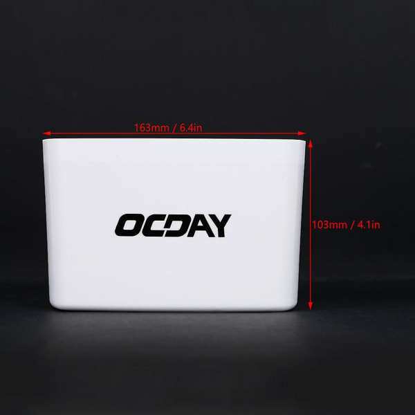 Ocday White 3 In 1 3 Port Batteri Dock Batteriladdare För
