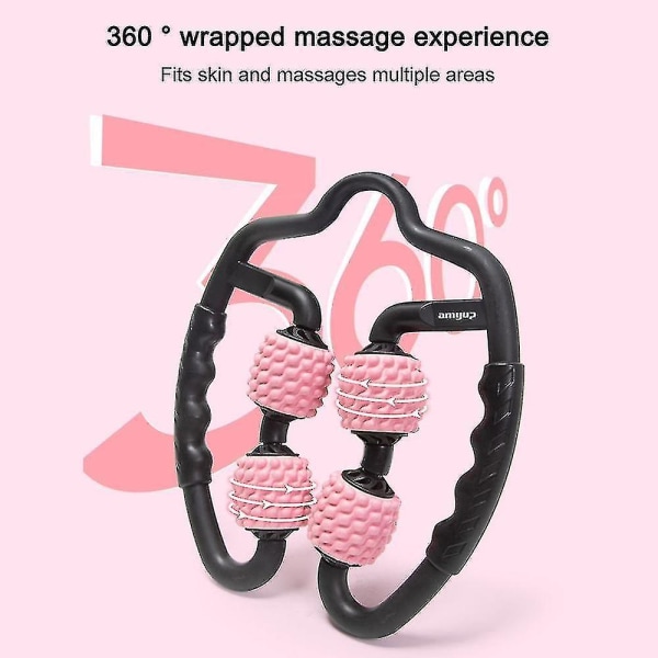 Body Massager Roller 4 Wheels 360 Massage Ben Arm Muscle