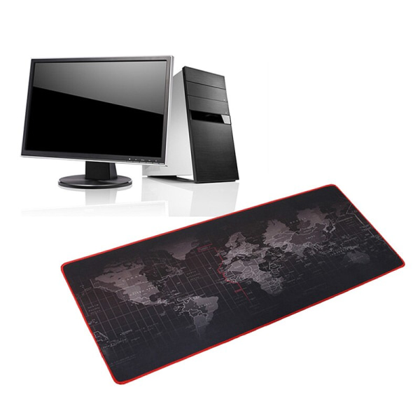 Ny Anti Slip World Map Speed Game Mouse Pad Gaming Mat