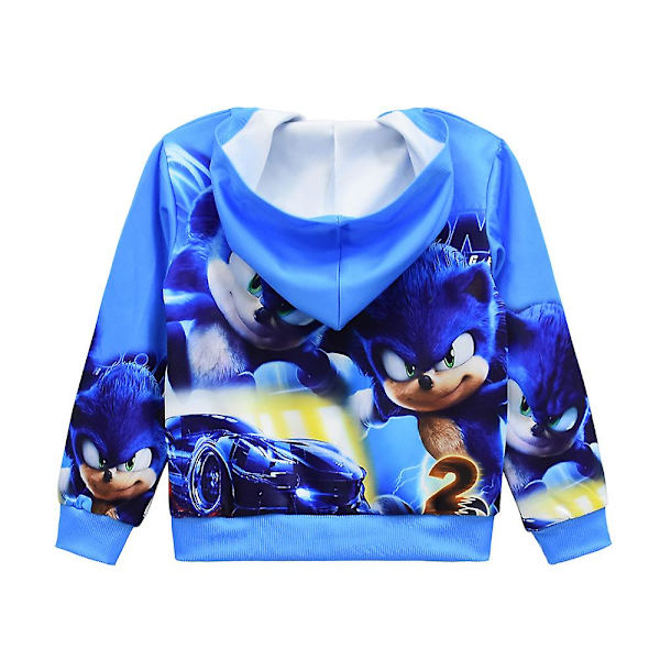 Sonic Kids Pojkar Långärmad Casual Hoodies Coat 6-7Years