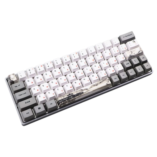 Ryska teckenfärg Subbed PBT OEM Keycap Set Mechanische