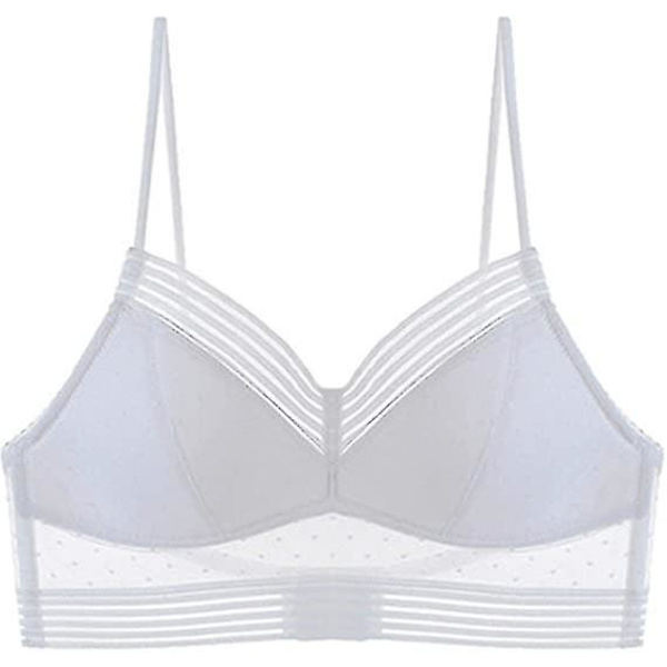 Low Back Wireless Lifting Lace BH, U-formad BH Push Up Beige S