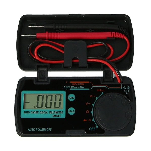 Em3082 mini digital multimeter AC dc volt amp ohm lcd