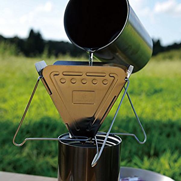 Rostfritt stål fällbart kaffedroppfilterställ kaffe