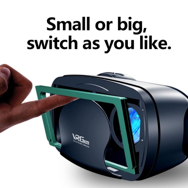 VR Glasögon Mobiltelefon Dedikerat 3D Virtual Reality Head