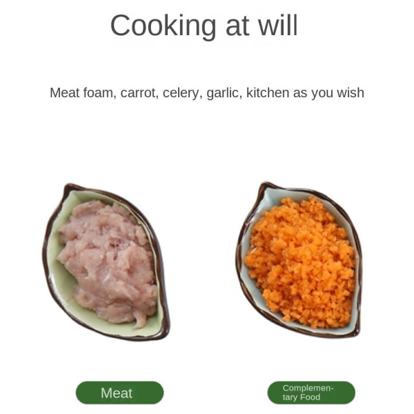 PP Vitlökspress, Mini För Köttfärs Manual