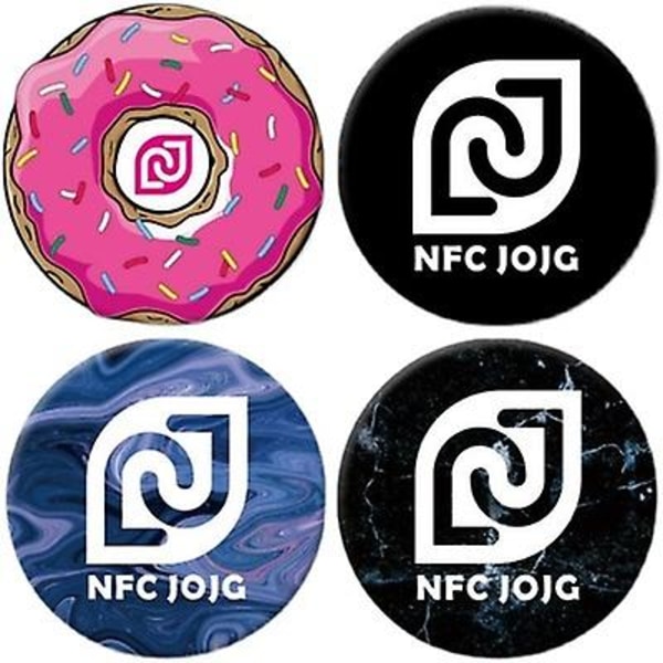 Nfc Tag Sticker, digitalt visitkort Donut