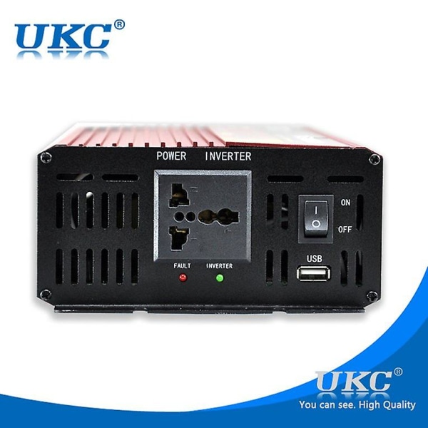 Ukc 4000w Solar Car Power Inverter DC 12v till 220v Power