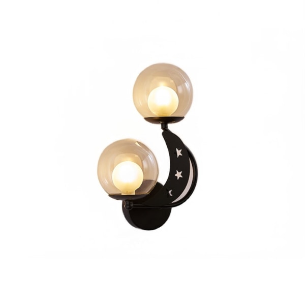 Vägglampa inomhus, kreativ modern minimalistisk stil, 6080 Black
