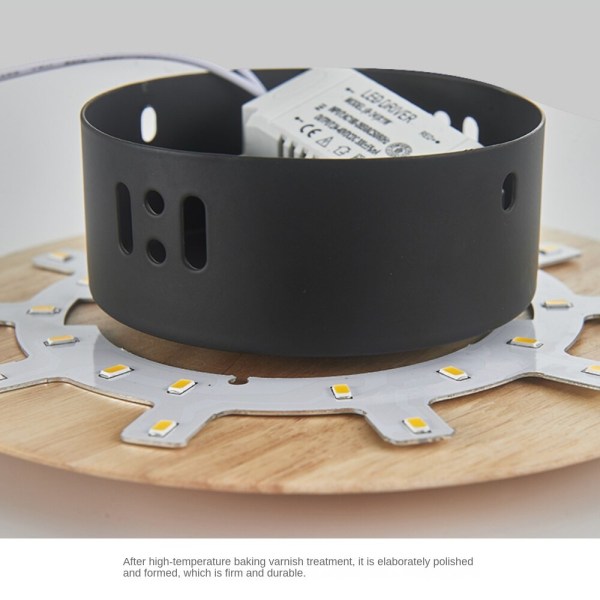Interiör trävägglampa, kreativ enkel modern stil,