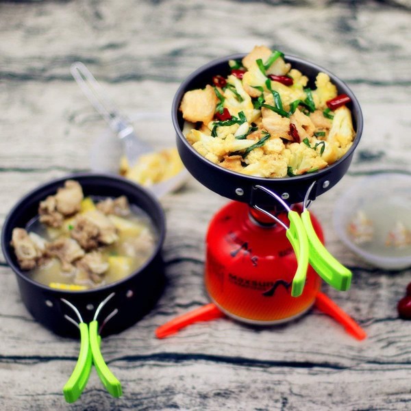 Camping Köksredskap Kit Utomhus vattenkokare Pan Pot Skål