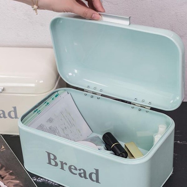 Vintage brödlåda skåp Järn Snack Box Desktop Finishing
