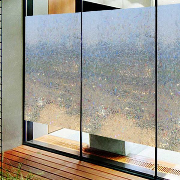 Glitter Window Privacy Film Sticker, Static Glass Sticker,
