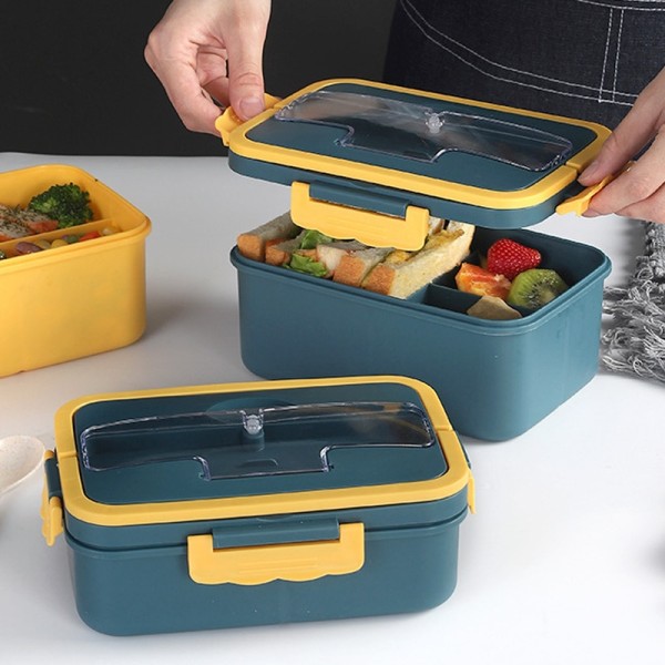 1000ML Lunch Box Japansk stil Box För Barn Studenter Mat