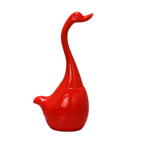 Keramik Plast Swan Toalettborsthållare Kreativt badrum