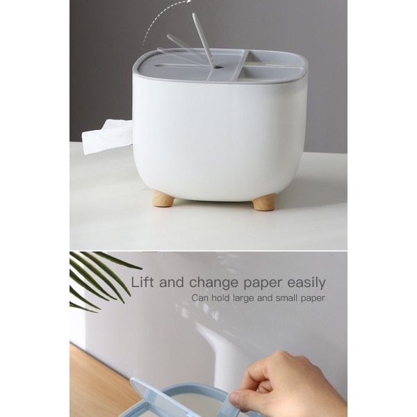 Hem Tissue Box Desktop Kök Servetthållare Förvaring