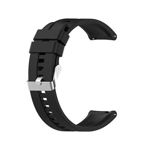 För Huawei Watch 3/3 Pro Silikonersättningsrem Black