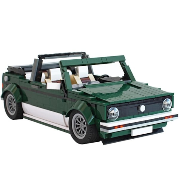 tekniska block Open top golf tegel bil modell MOC 26778 city