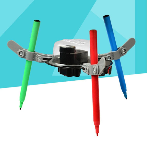 1 st Doodling Robot Kit Kreativ Graffiti Ritning DIY Auto