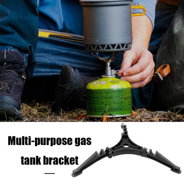 Utomhuscamping platt gastankfäste Fast basplast