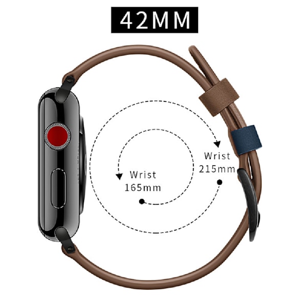 42/44 mm 38/40 mm rem, lämplig för Apple Watch 1/2/3/4/5/6/7 Green 38/40mm