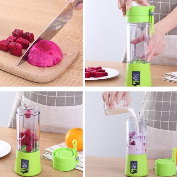 USB Uppladdningsbar Bärbar Easy Blender Mini Juicer Multi