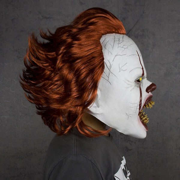 Stephen King It Mask Pennywise Clown Joker Mask Cosplay