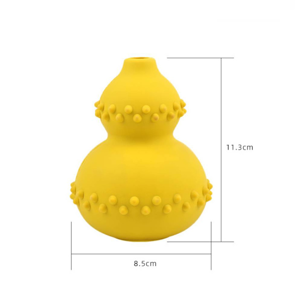 Pet Toy kalebass läcker boll, naturgummi resistent mot Red