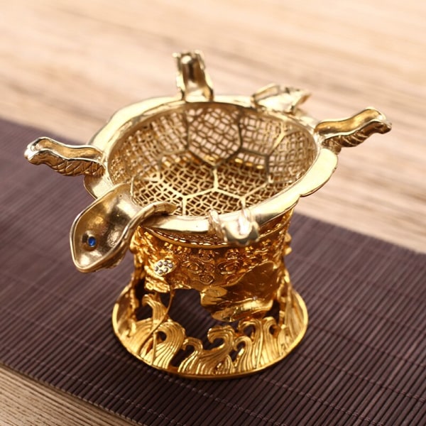Spirit Turtle Shape Kungfu Tea Leakage Tea Filtrering