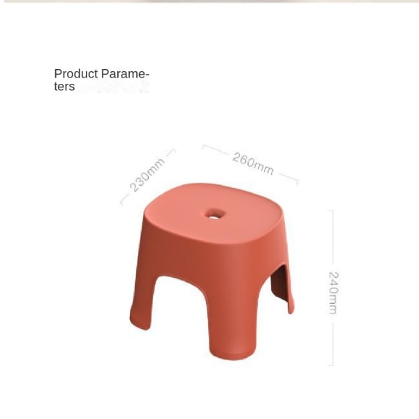 PP pallar för badrum Använd plast förtjockade pallar för Pink