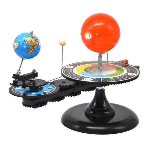 Sol, Jord, Måne, Orbital- Planetariummodell, Solsystem,