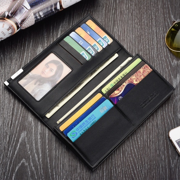 plånböcker för män Business fashion casual plånbok kortväska lång