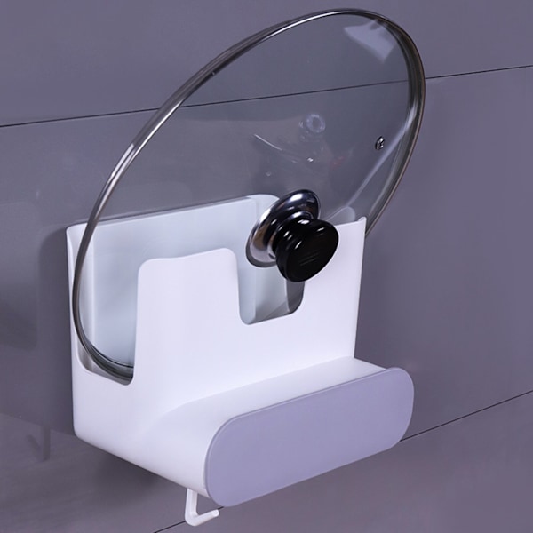 Pannlock Cover Gryta Lock Rack Väggmonterad förvaringsram Själv