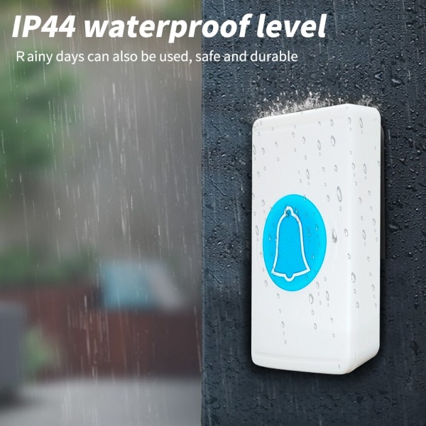 Självdriven trådlös fjärrkontroll Dörrklocka Smart Home