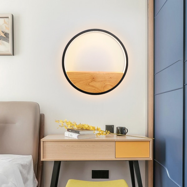 Vägglampa inomhus, kreativ modern minimalistisk stil, 3080 White - warm light 18w