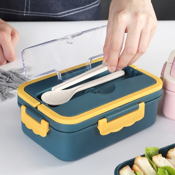 1000ML Lunch Box Japansk stil Box För Barn Studenter Mat
