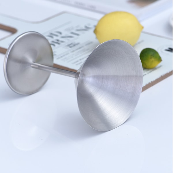 Rostfritt stål Cocktailglas, lämplig för KTV Triangle Silver