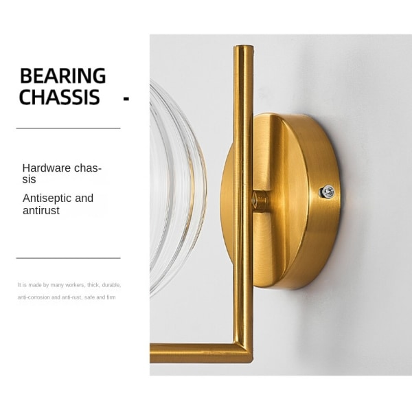 Vägglampa för inomhus, Creative Simplicity Modern Nordic