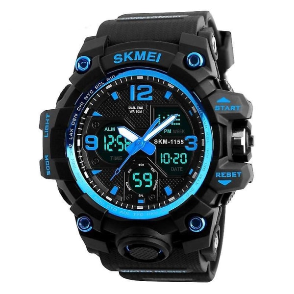 Digitala vattentäta armbandsur Blue