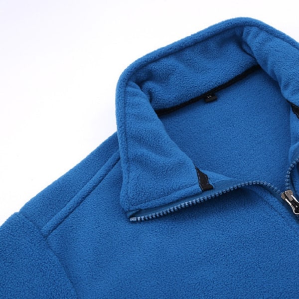 S-2XLPolar fleece damjacka, tjock fleece utomhus Red S