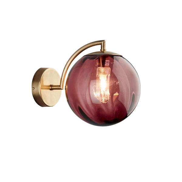 Vardagsrum Bakgrund Vägglampa Creative Målat Glas Ball