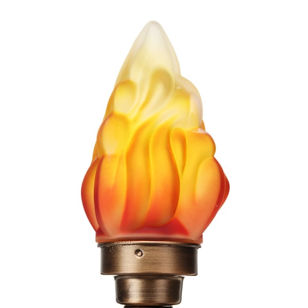 3W Torchbearer Vägglampa Brun Retro Art Vägglampa