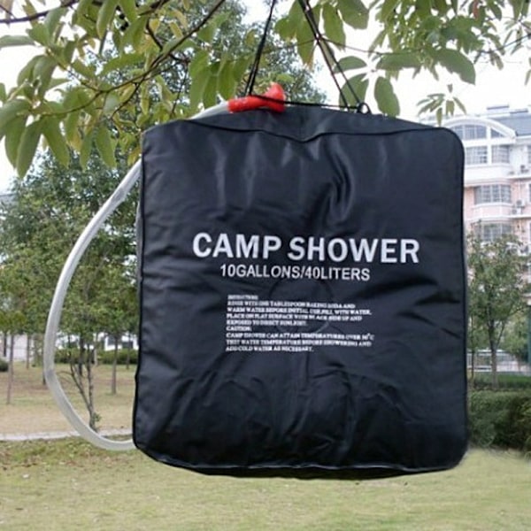 40L Outdoor Camping Solar Varmvatten Duschväska Vikbar