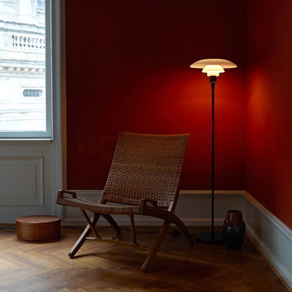 60W PH3 Glas Golvlampa Vardagsrum Kök Sovrum Golv