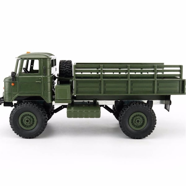 24 Fjärrkontroll militär lastbil DIY Off Road 4WD RC Car 4