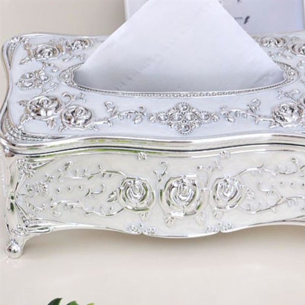 Akryl Tissue Box Desktop Tissue Box Plast Home Tissue