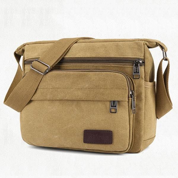 Hög kvalitet New Fashion Herr Canvas Bag Axelväska